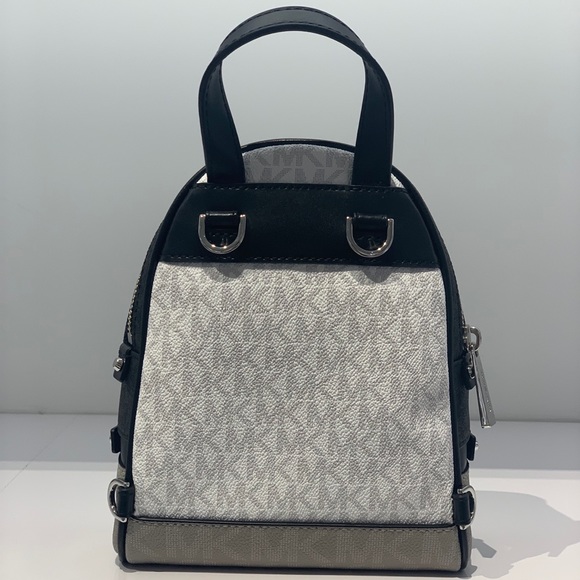 Rhea Mini Color-Block Logo Backpack - Picture 3 of 7